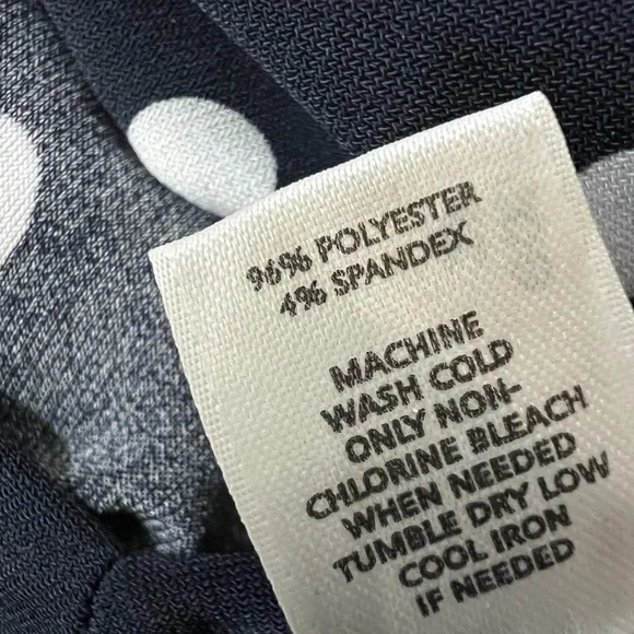 LOFT Blue and White V-Neck Sheath Dress - Picture 15 of 15